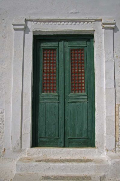 Greece, Chora Doorway to Neo- Classical house